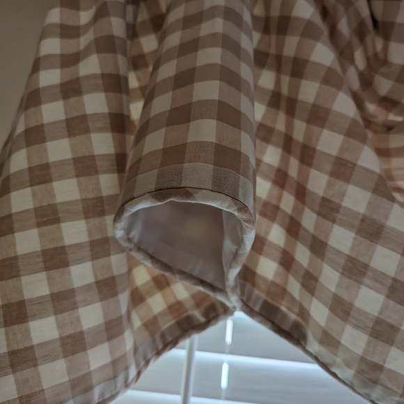 Country Curtains Checked Austrian Valance - Picture 2 of 5